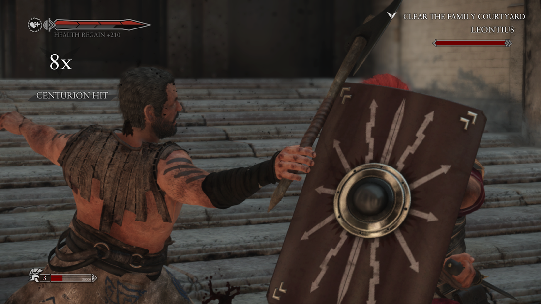 Ryse Son of Rome Xbox One gameplay combat