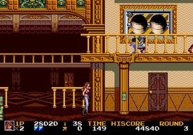 Rolling Thunder 2 SEGA Mega Drive Genesis gameplay leila