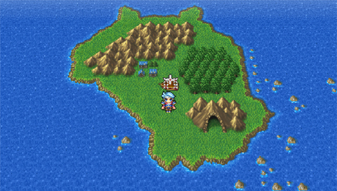 Final Fantasy IV PSP island