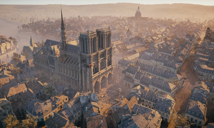 Assassin's Creed Unity PS4 gameplay viewpoint buildings