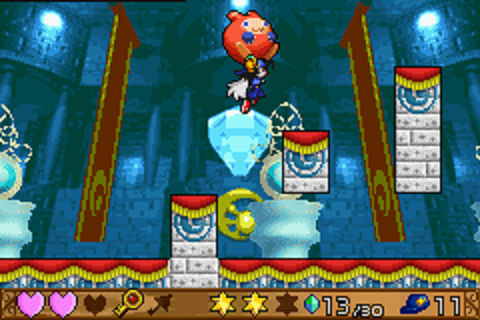 Using balloon-like enemies as a springboard truly never gets old