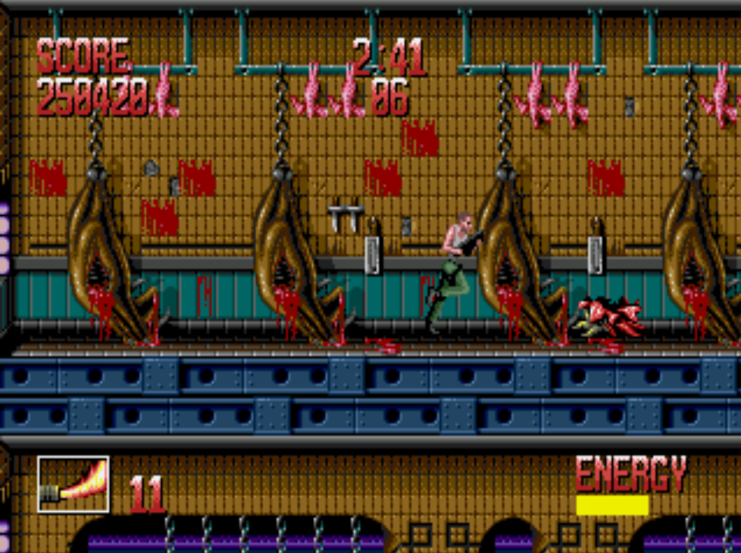 Alien 3 SEGA Mega Drive Genesis gameplay Ripley