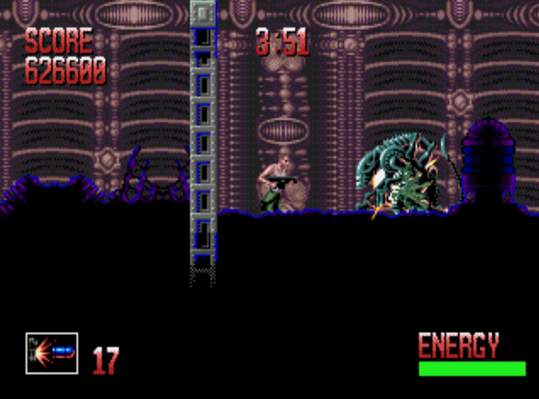 Alien 3 SEGA Mega Drive Genesis gameplay Guardian