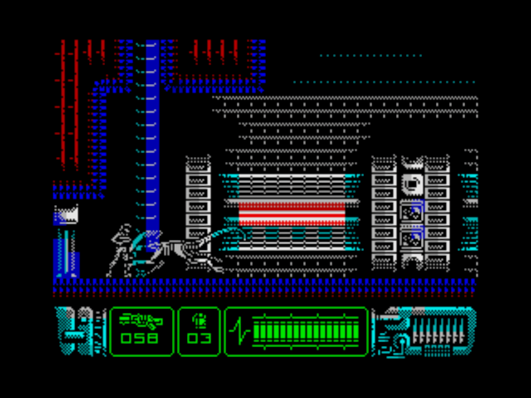 Aliens: Neoplasma Sinclair ZX Spectrum xenomorph