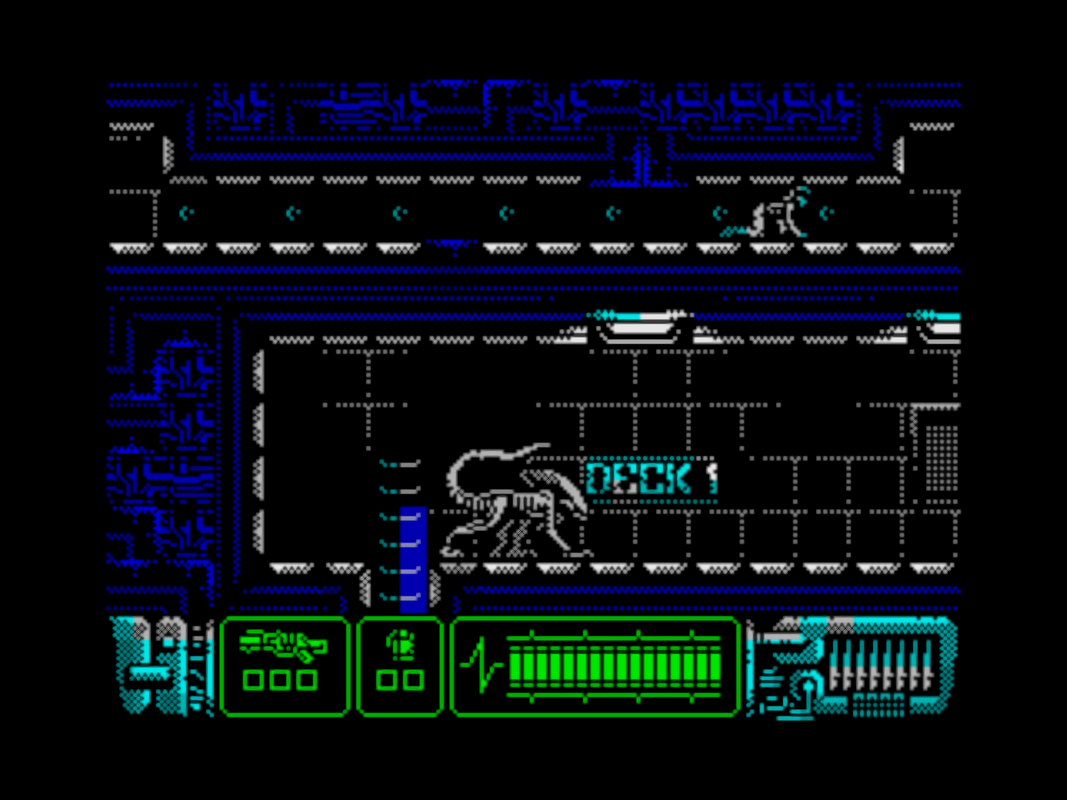 Aliens: Neoplasma Sinclair ZX Spectrum Deck 1 vent
