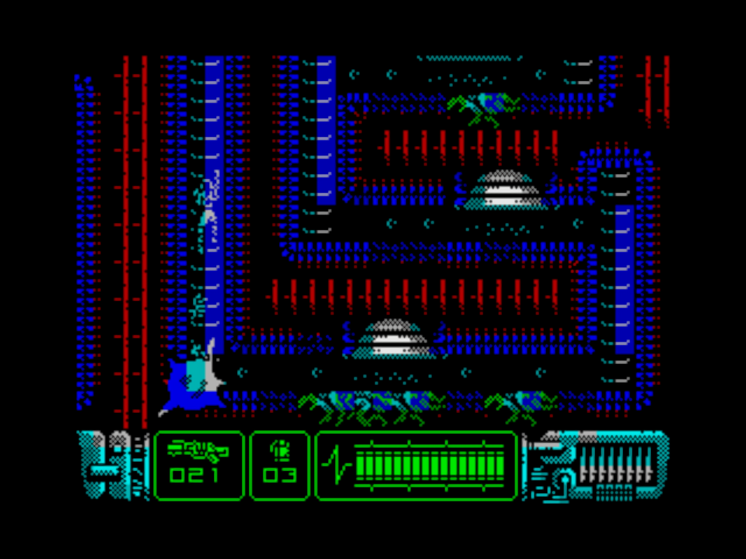 Aliens: Neoplasma Sinclair ZX Spectrum grenade ladder