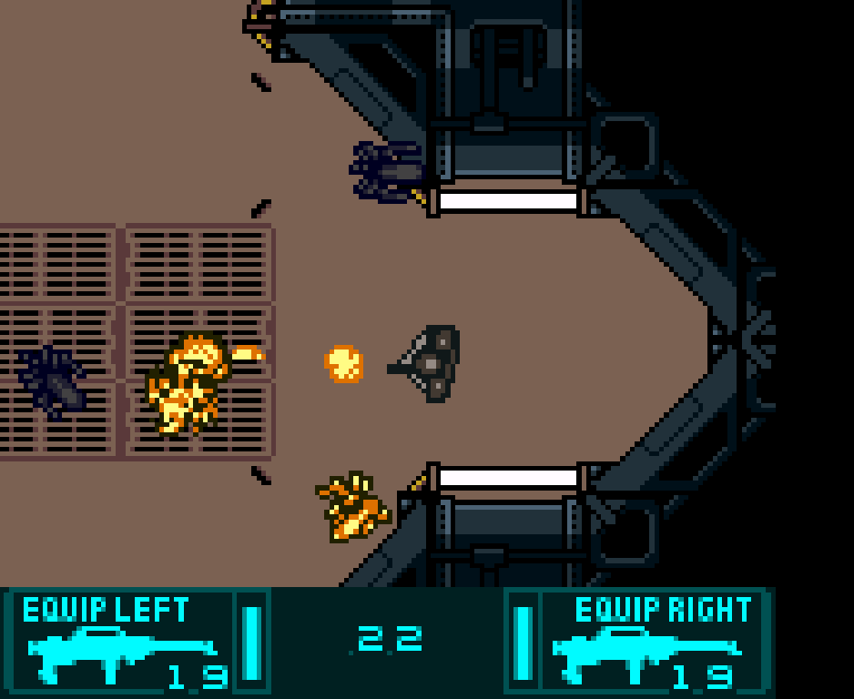 Aliens Thanatos Encounter Game Boy Color GBC gameplay incinerator