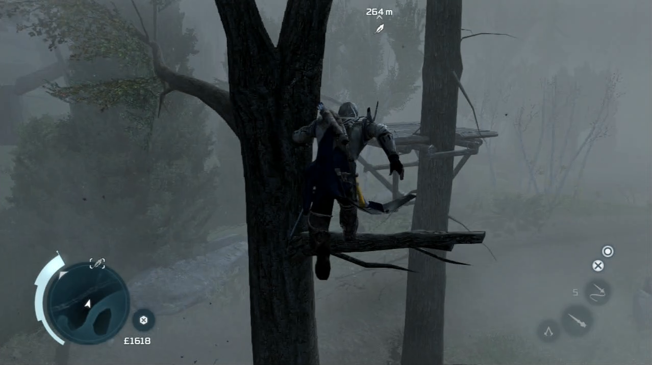 Assassin's Creed III AC3 PlayStation 3 PS3 gameplay free-running