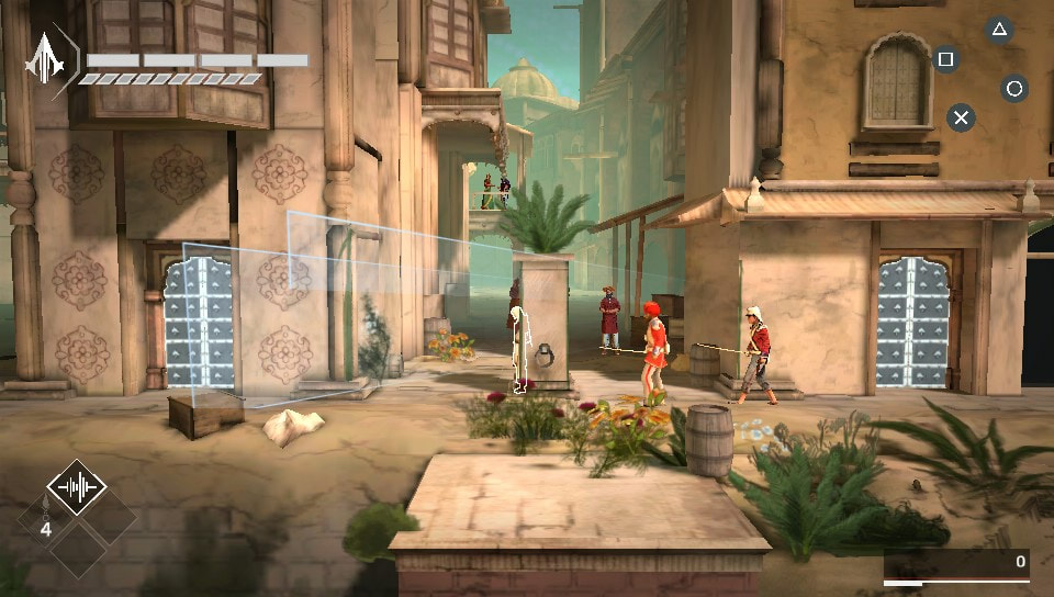 Assassin's Creed Chronicles PS Vita India hiding