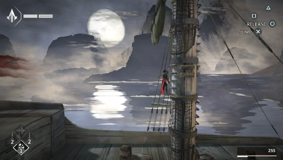 Assassin's Creed Chronicles PS Vita China moon ship