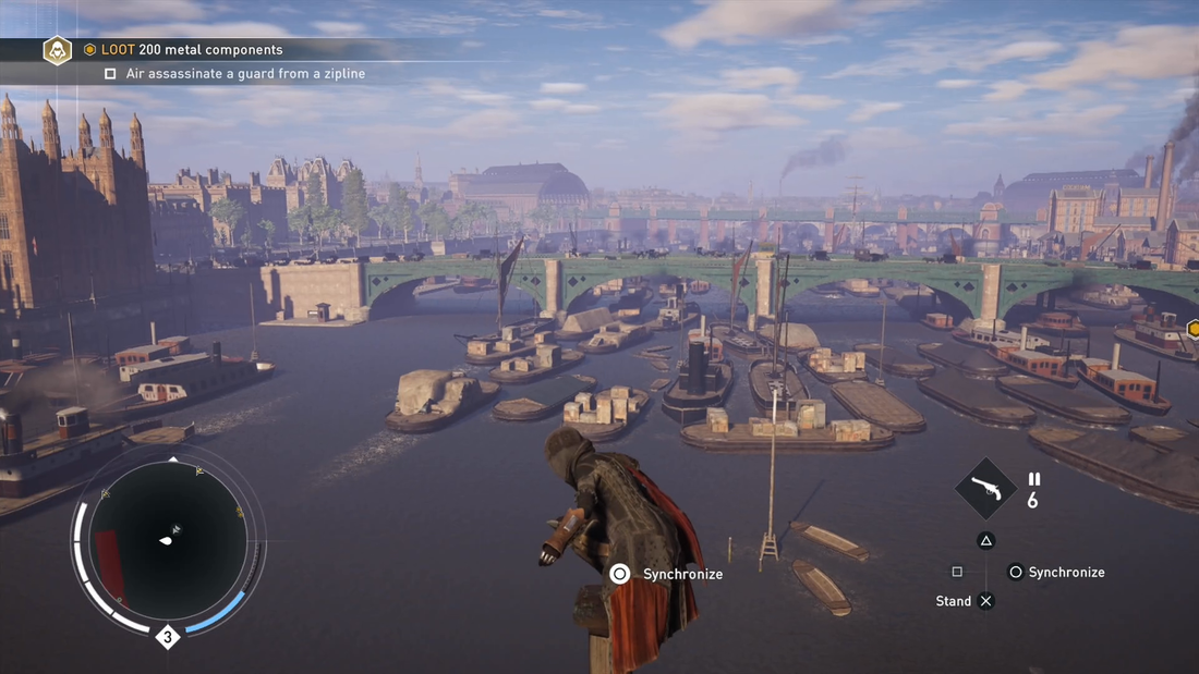 Assassin's Creed Syndicate PS4 PlayStation 4 gameplay Thames