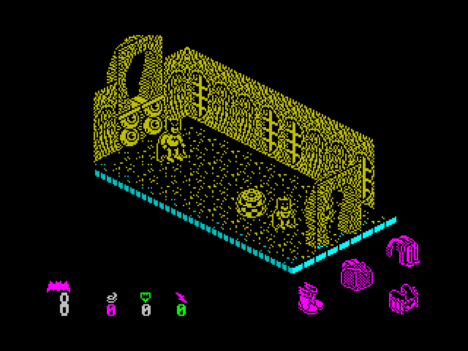 Batman Sinclair ZX Spectrum gameplay