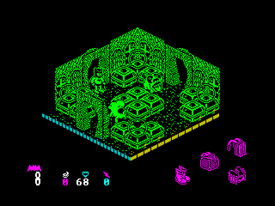 Batman Sinclair ZX Spectrum gameplay