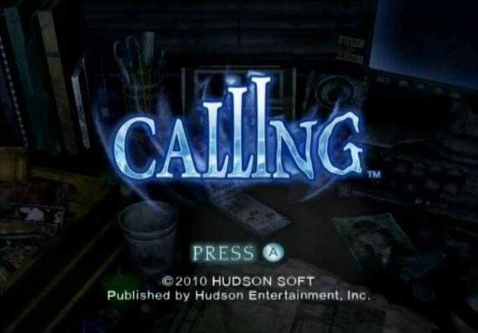 Calling Wii post-completion title screen