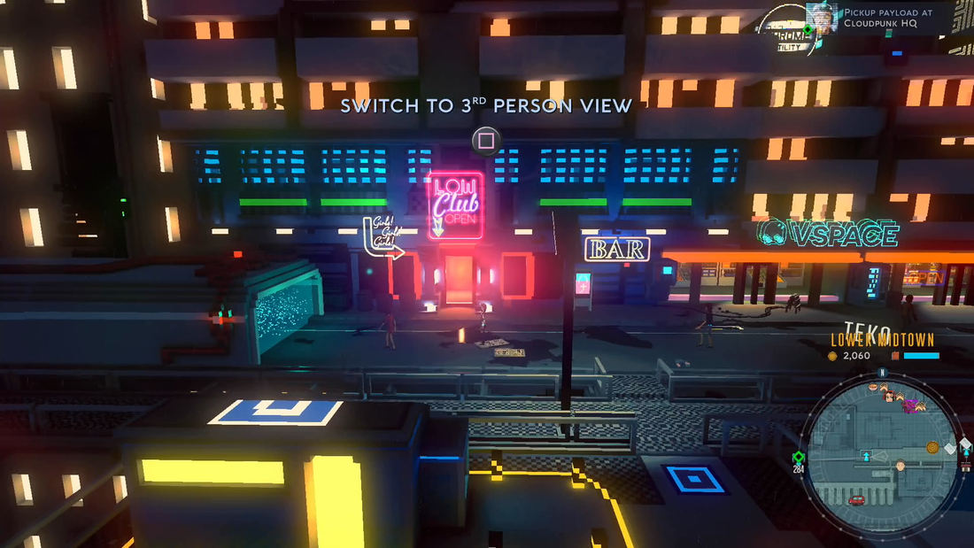 Cyberpunk PlayStation 4 PS4 gameplay third-person