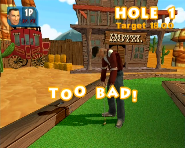 Crazy Golf World Tour PlayStation 2 PS2 gameplay 
