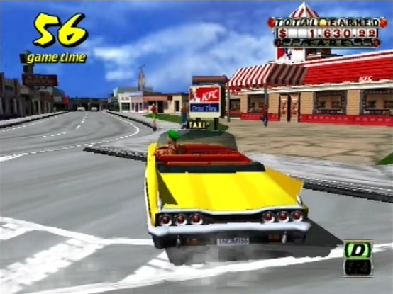 Crazy Taxi SEGA Dreamcast gameplay