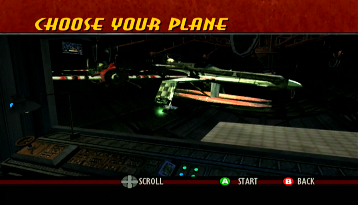 Crimson Skies High Road to Revenge Xbox choose your plane