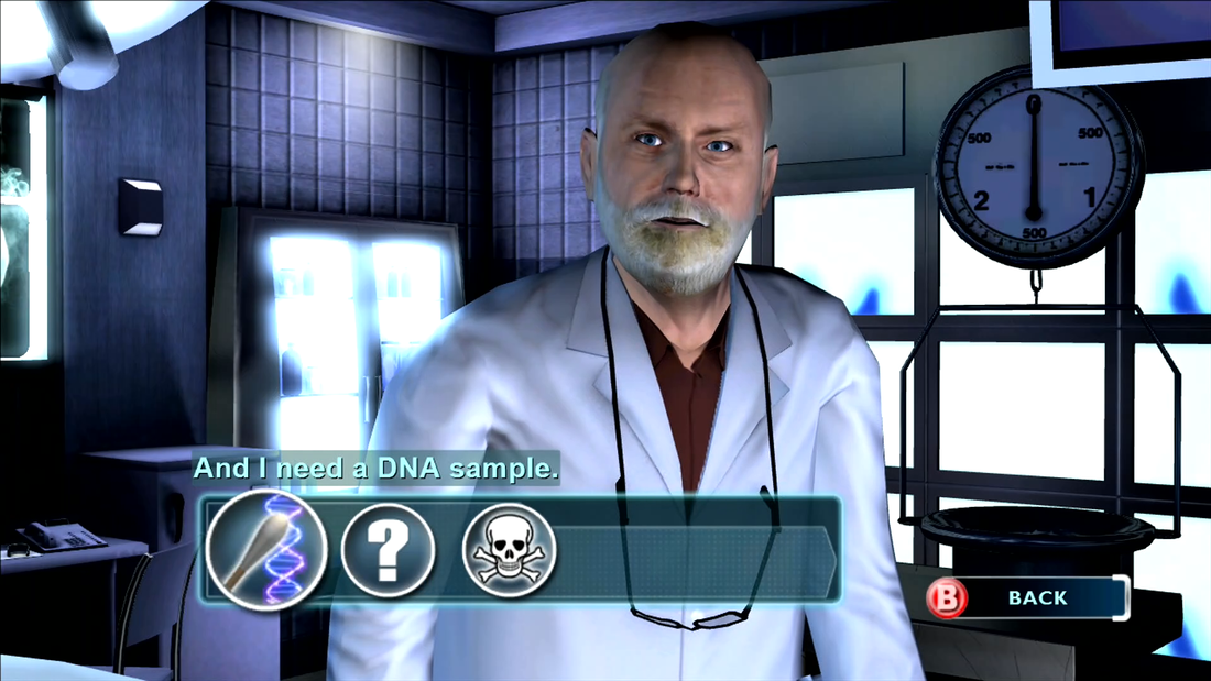 CSI Deadly Intent Xbox 360 Doc Robbins morgue