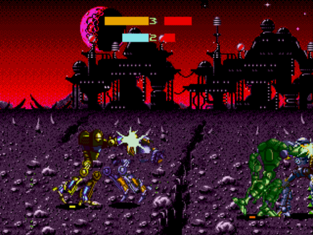 Cyborg Justice Mega Drive Genesis gameplay