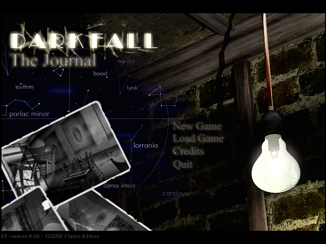 Dark Fall The Journal PC title screen