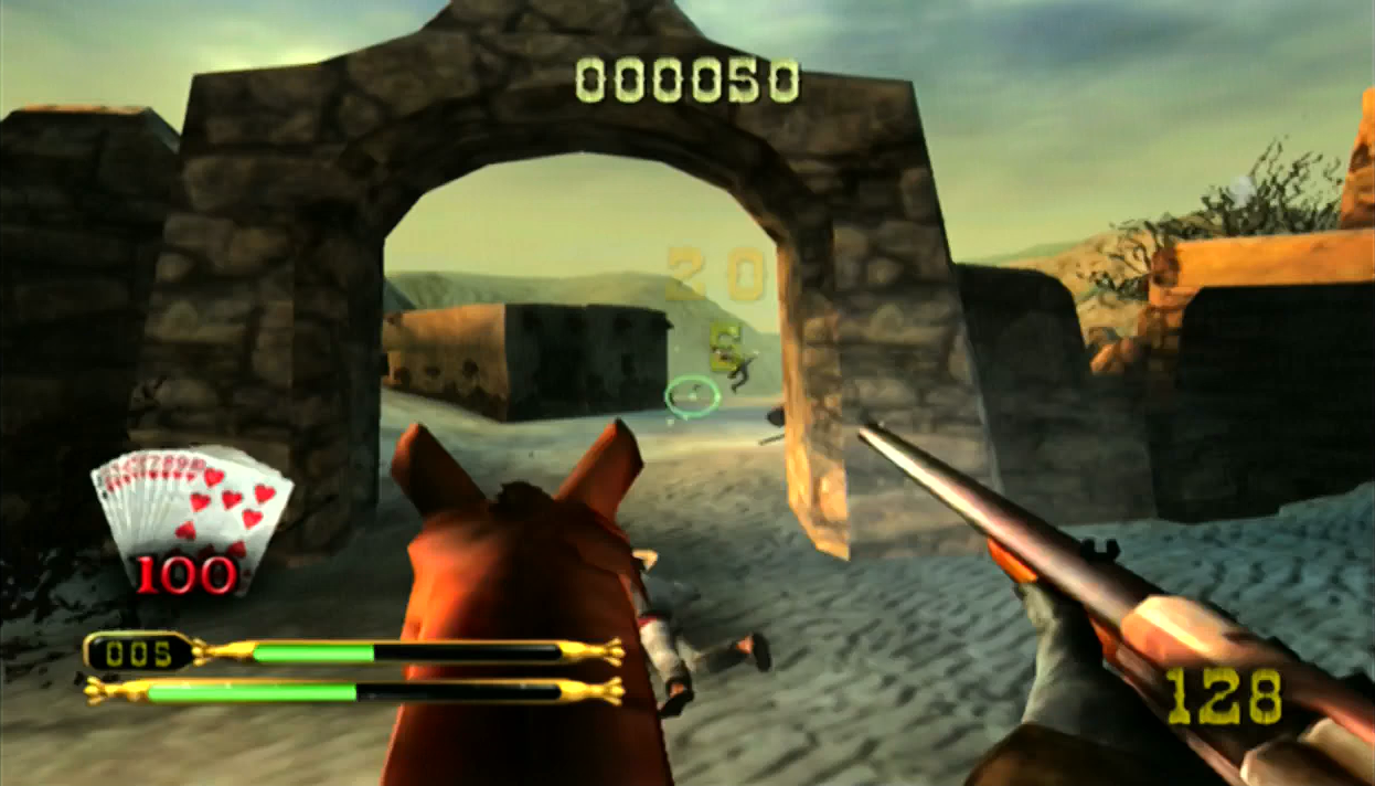Dead Man's Hand Xbox gameplay horseback