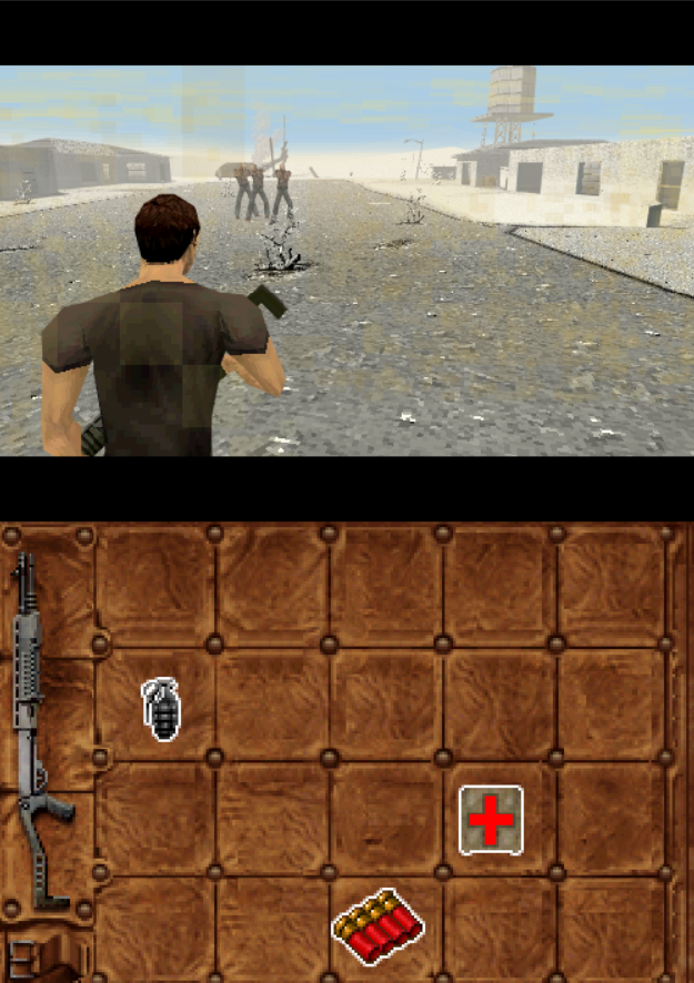 Dead 'n' Furious 2 Nintendo DS environment effects