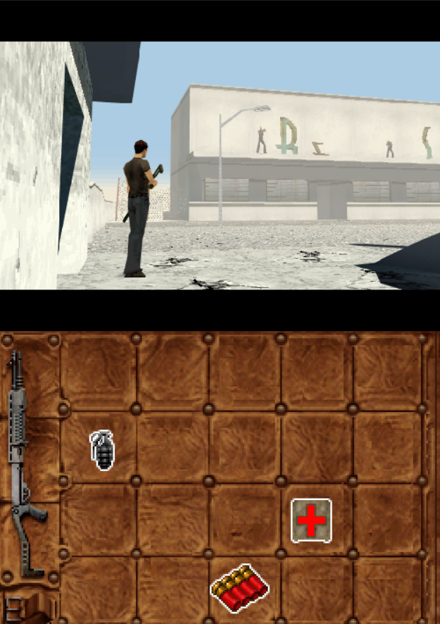 Dead 'n' Furious 2 Nintendo DS prototype scene zombies on the roof!