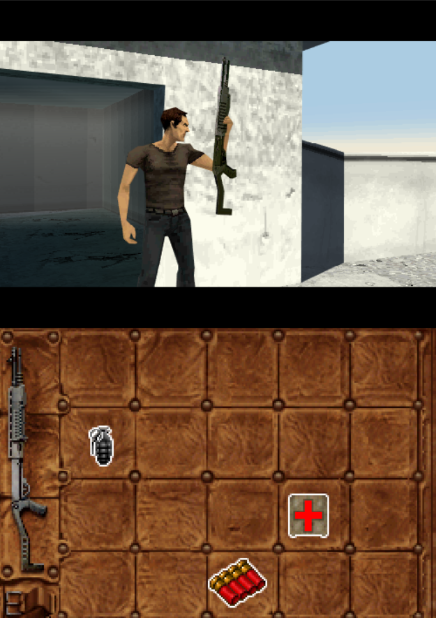 Dead 'n' Furious 2 Nintendo DS Rob reloads shotgun