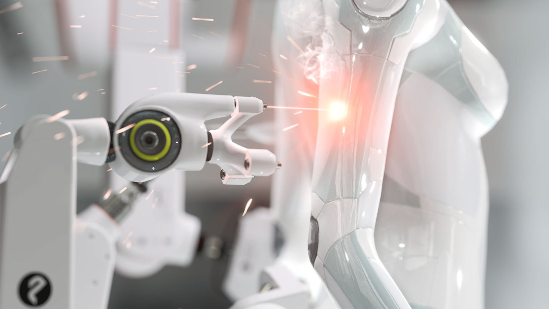 Detroit Become Human PS4 laser robot