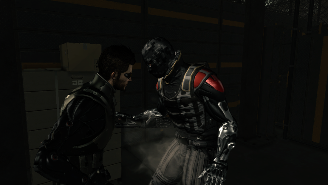 Deus Ex Human Revolution Xbox 360 gameplay Jensen CQC