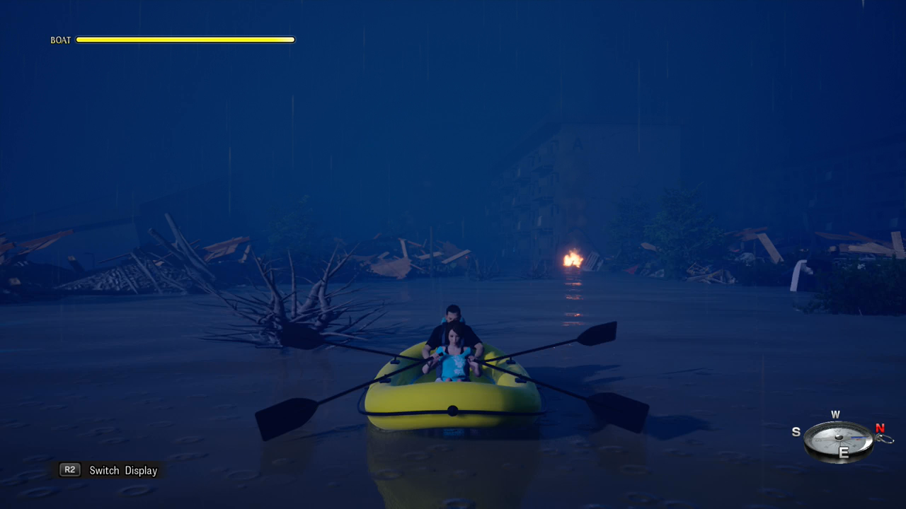 Disaster Report 4 Summer Memories PlayStation 4 PS4 gameplay raft