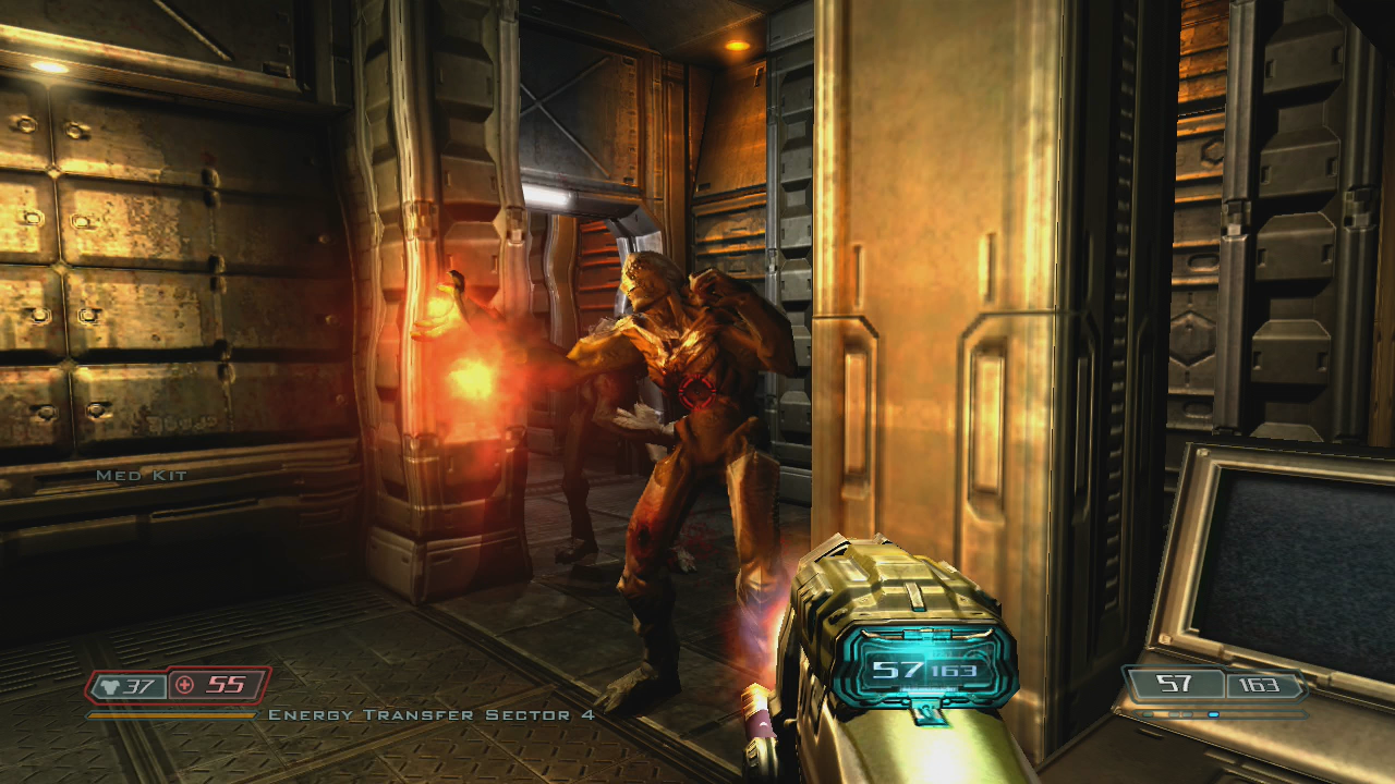 Doom 3 BFG Edition Xbox 360 gameplay