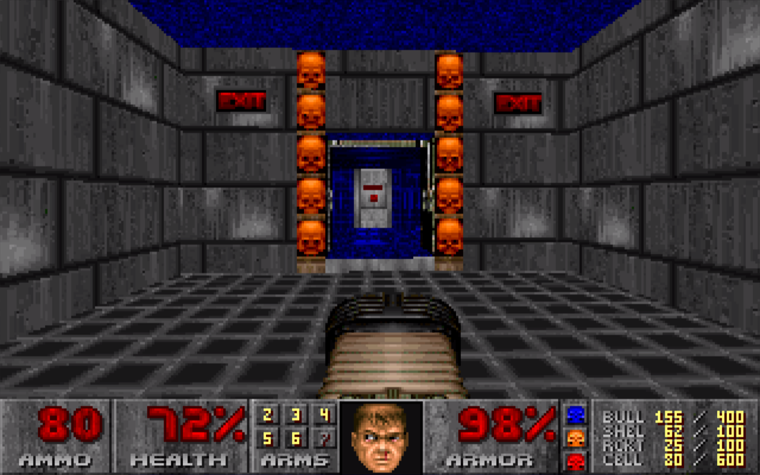 Doom 1993 PC gameplay Halls of the Damned