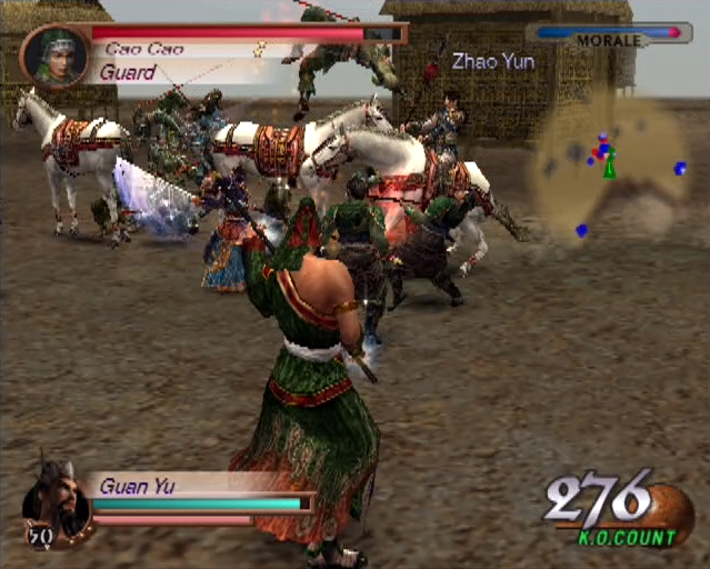 Dynasty Warriors 3 PlayStation 2 PS2 gameplay Guan Yu