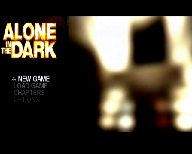 Alone in the Dark PlayStation 2 PS2 title screen