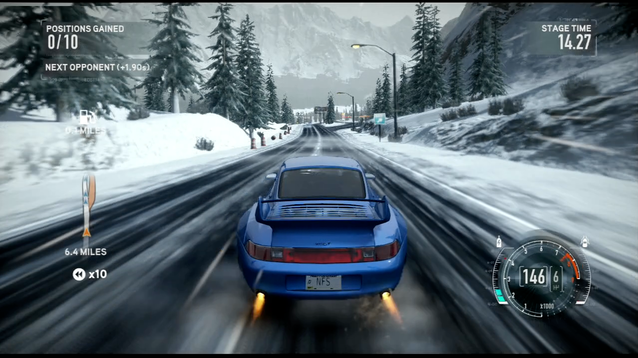 Need For Speed The Run PlayStation 3 PS3 gameplay ice