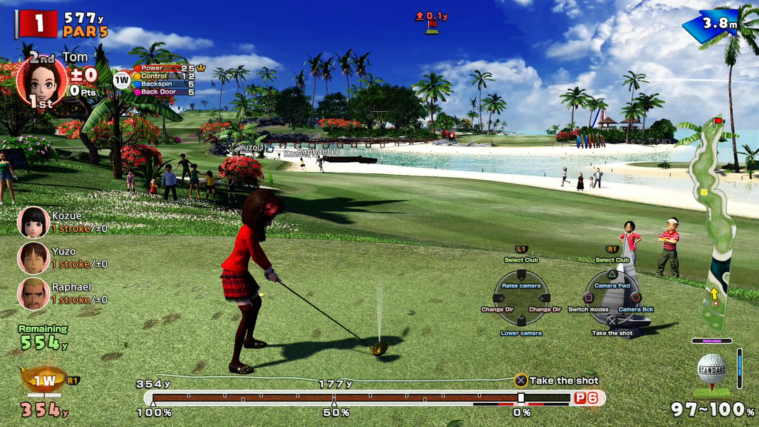 Everybody's Golf PlayStation 4 PS4 gameplay