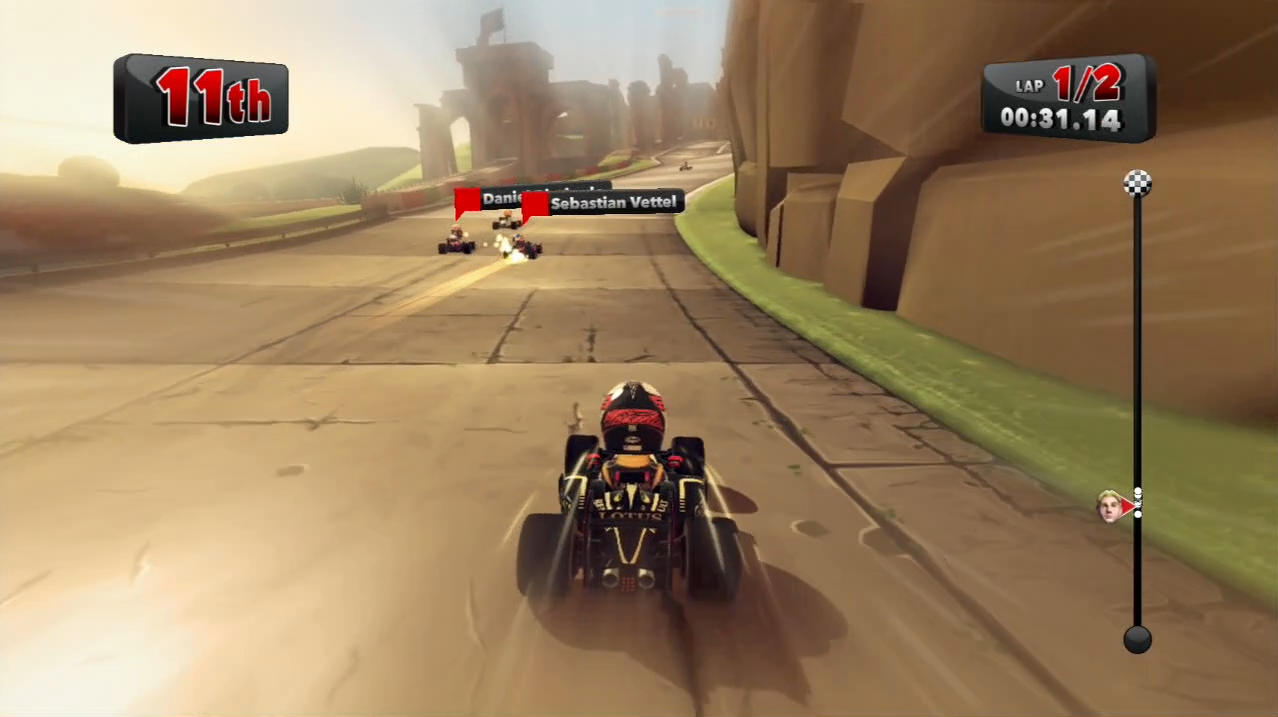 F1 Race Stars PlayStation 3 PS3 gameplay Kimi Raikkonen