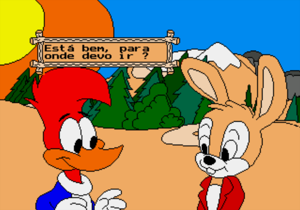 Férias Frustradas do Pica-Pau Mega Drive Oswald Rabbit