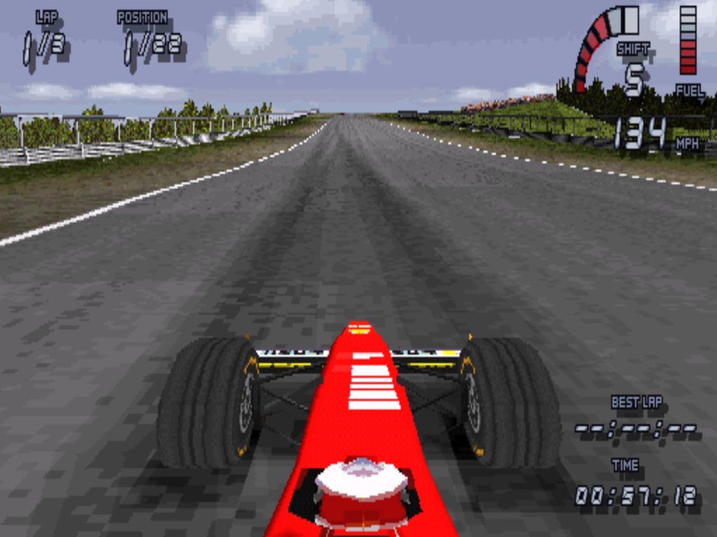 Formula 1 98 PlayStation PS1 gameplay Ferrari