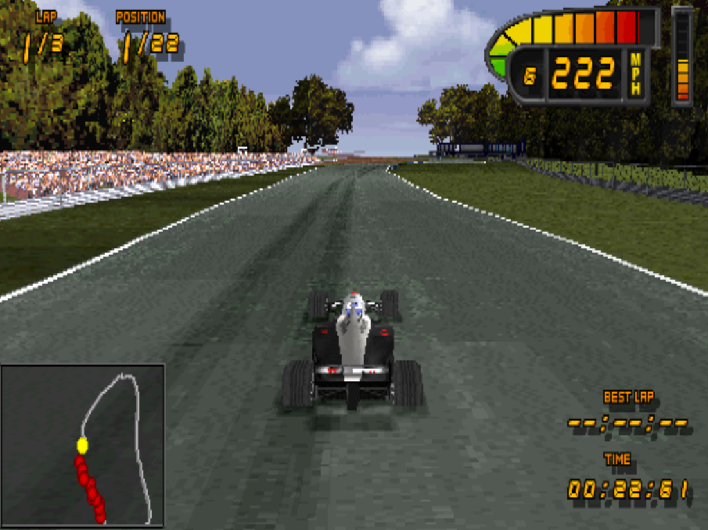Formula 1 98 PlayStation PS1 gameplay McLaren