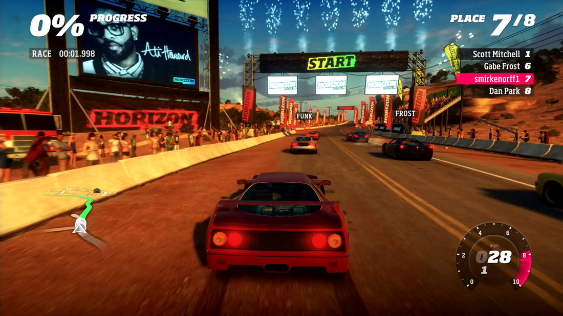 Forza Horizon Xbox 360 gameplay Ferrari F40