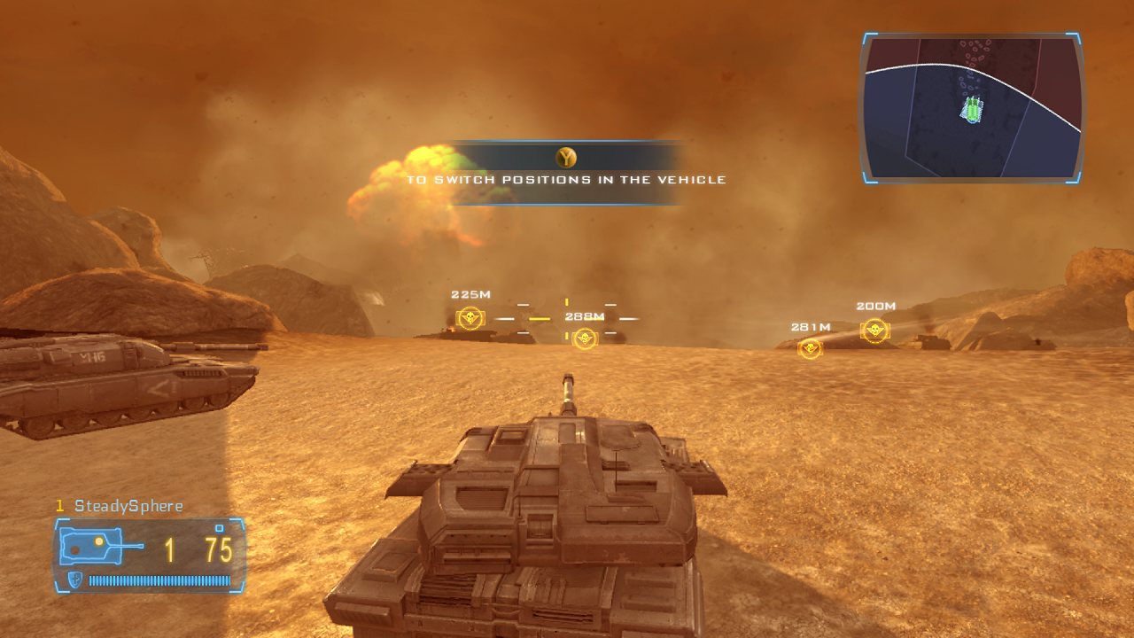 Frontlines Fuel of War Xbox 360 gameplay tank