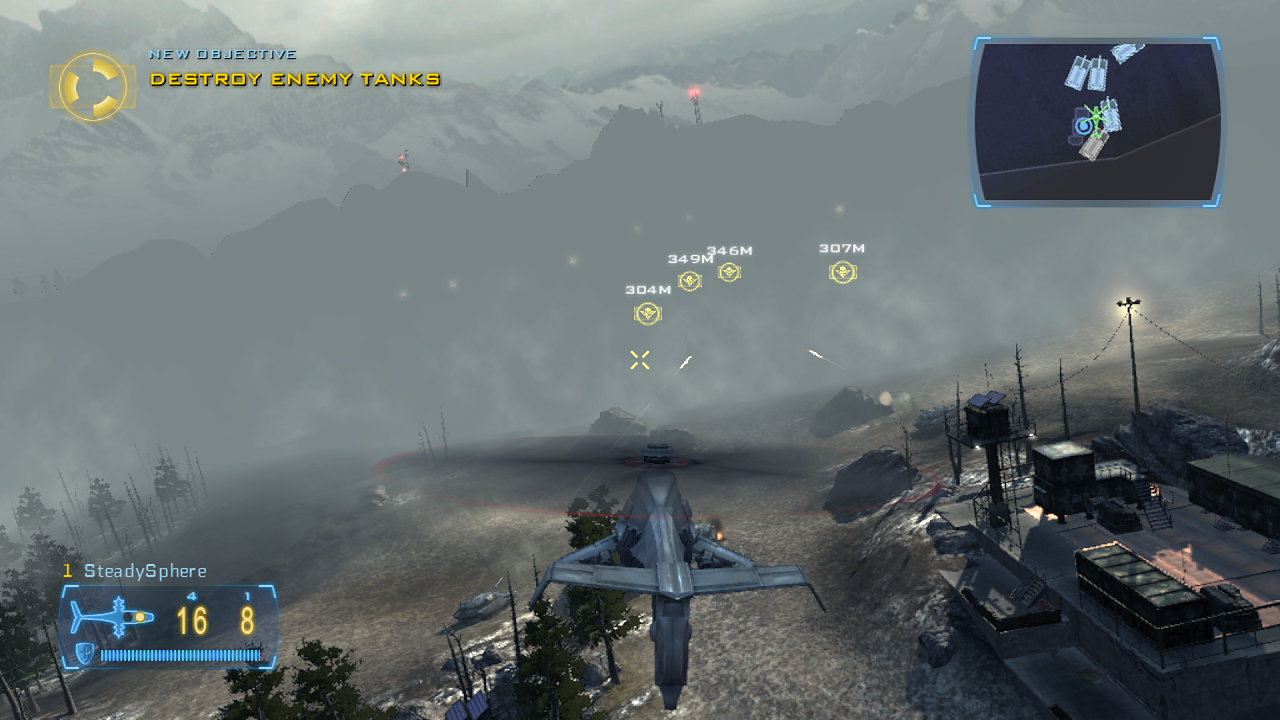 Frontlines Fuel of War Xbox 360 gameplay chopper