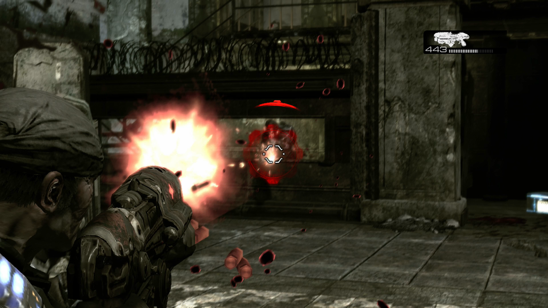 Gears of War Xbox 360 shooting