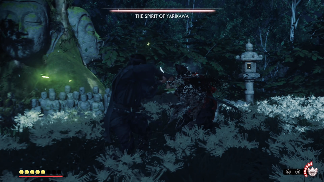 Ghost of Tsushima PS4 duel with the Spirit of Yarikawa