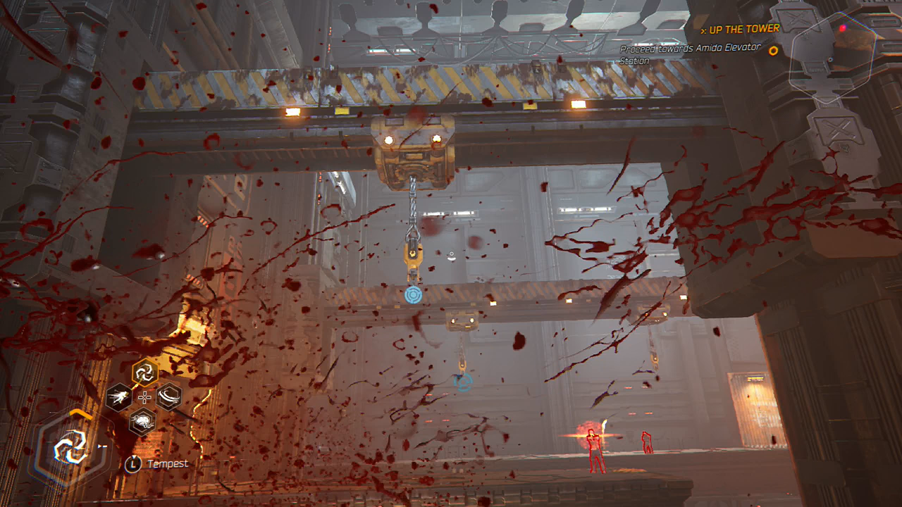 Ghostunner combat and blood spatter