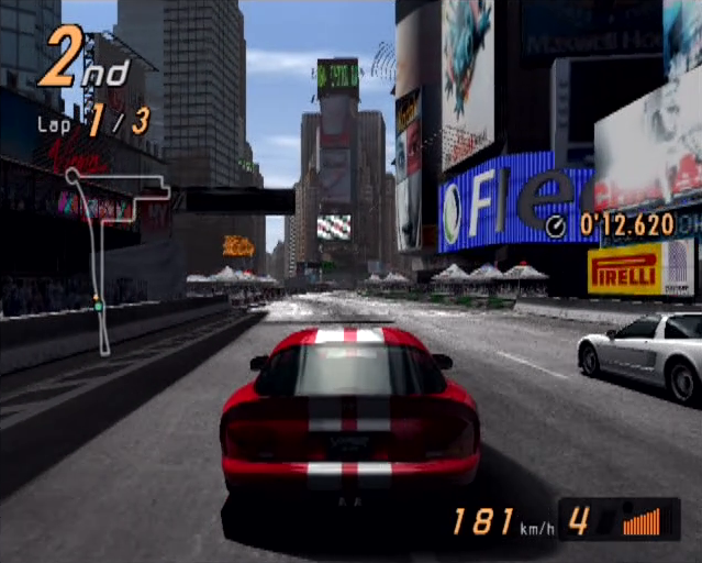 Gran Turismo 4 Prologue PlayStation 2 PS2 Dodge Viper New York