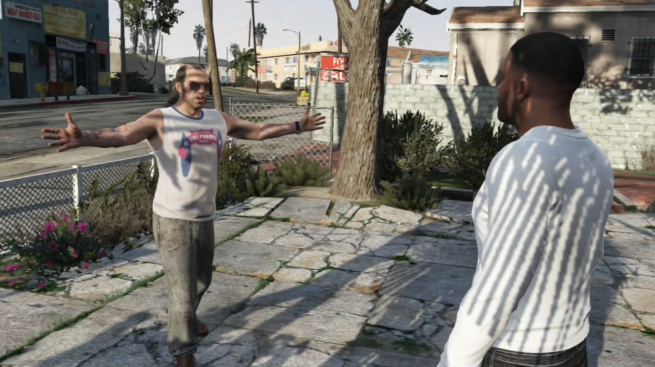 Grand Theft Auto V PlayStation 3 PS3 gameplay trevor franklin